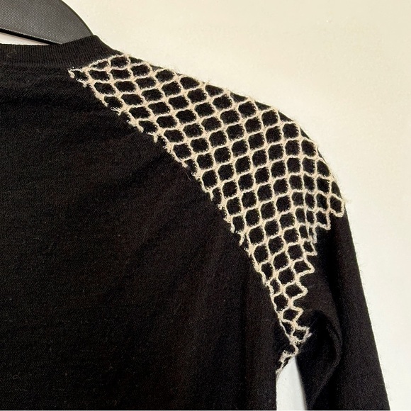 Saks Fifth Avenue Silk Cashmere Button Up Cardigan Sweater size S fall - Picture 12 of 13